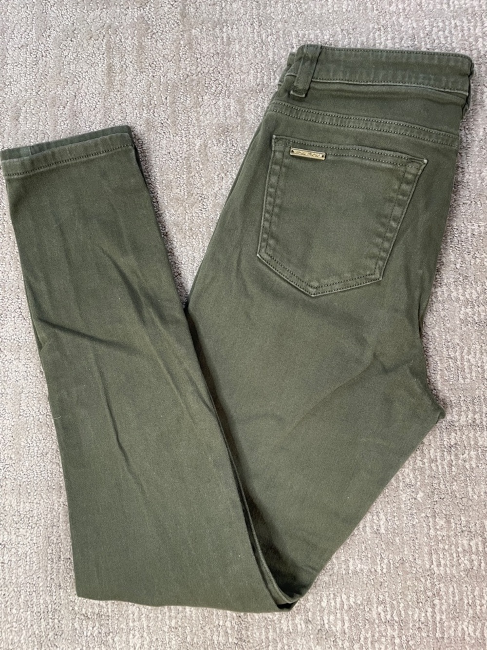 Michael Kors Olive Green Skinny Pants